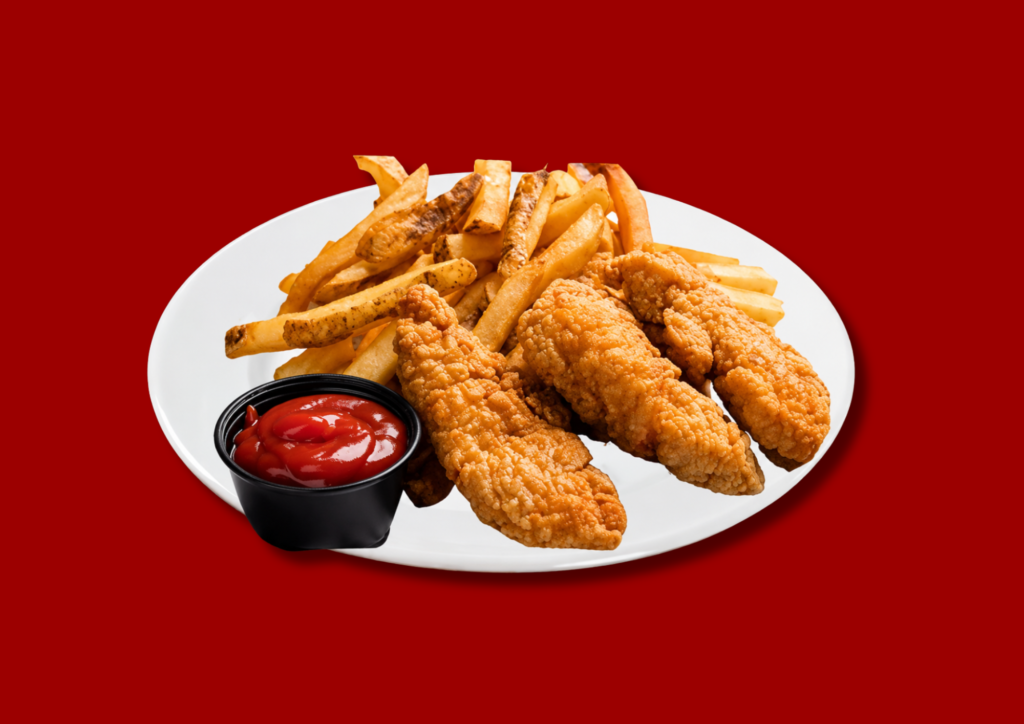 Chicken Tender and Fries