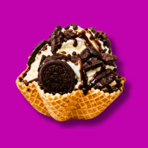 Chocolate Waffle With Ice Cream