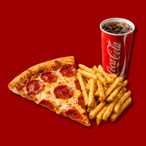 Pizza+ Fries+ Drink (16 oz)